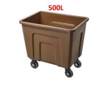 รถเข็นผ้าพลาสติก linen trolley C-40S ขนาด 950*690*857 mm. 500ลิตร