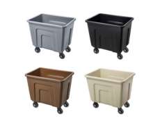 รถเข็นผ้าพลาสติก linen trolley C-40S ขนาด 950*690*857 mm. 500ลิตร