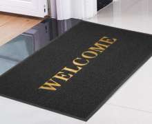 พรมดักฝุ่น สำเร็จรูปมีข้อความwelcome  ขนาด (ซม.) 120*150