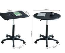 โต๊ะ cocktail table กลมขนาด 60 ซม.ปรับความสูงได้ 59-80 ซม./85-105 ซม.