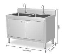 ตู้ซิงค์สแตนเลส เกรด201/304  sink cabinet,สั่งทำตามขนาดลูกค้าได้