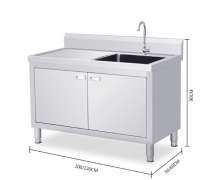 ตู้ซิงค์สแตนเลส เกรด201/304  sink cabinet,สั่งทำตามขนาดลูกค้าได้