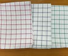 ผ้าเช็ดแก้ว 20*30 นิ้ว ผ้าเช็ดจาน ตาหมากรุก  ไซด์ใหญ่ ขนาด 20*30 นิ้ว  COTTON 100% มี3สี ขาว-แดง,ขาวฟ้า,ขาว-เขียว น้ำหนัก  60 กรัมต่อผืน ราคาผืนละ